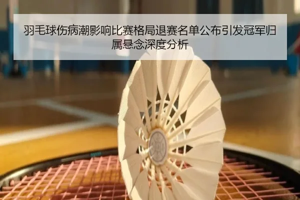 羽毛球伤病潮影响比赛格局退赛名单公布引发冠军归属悬念深度分析